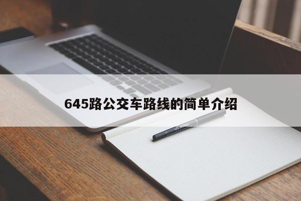 645路公交车路线的简单介绍